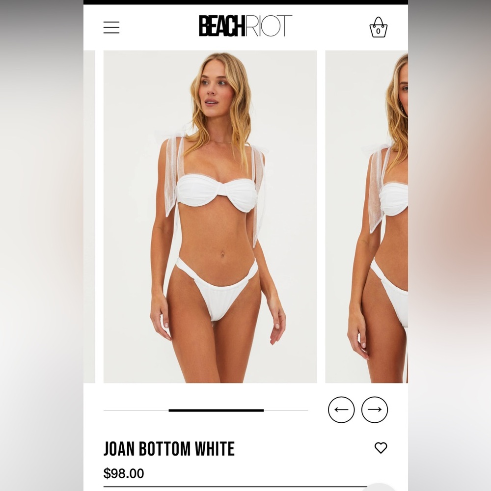 NWT Beach Riot: Joan Bottom